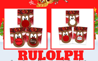 Rudolph the Red Nosed Reindeer Christmas Scratch Off Cards