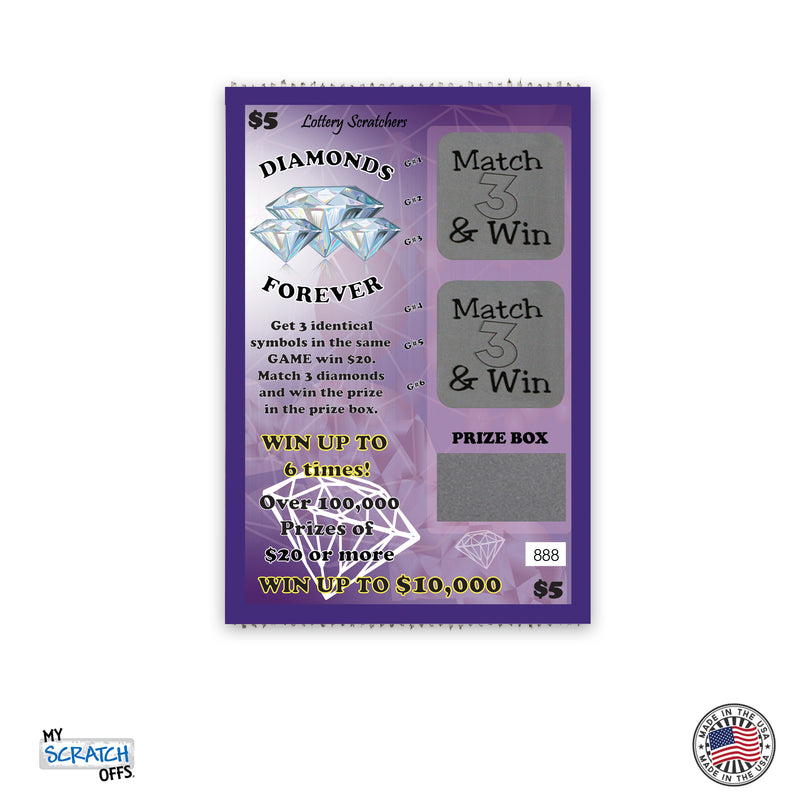 1 Réplica de boleto de lotería