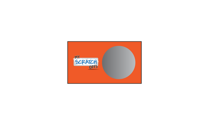2 by 3.5 inch custom scratch off business card example