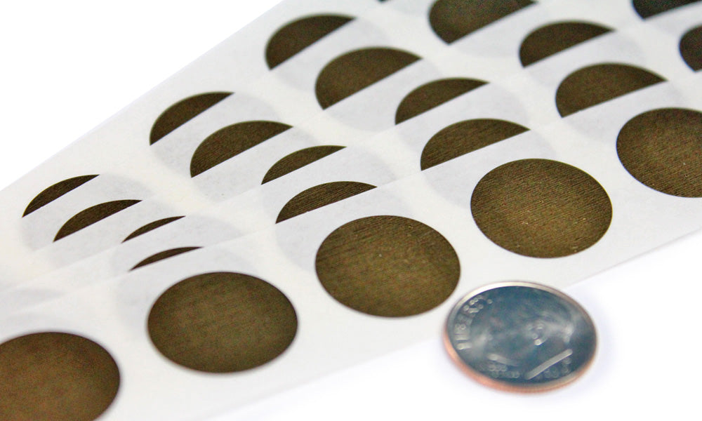 Gold 0.70” Round Scratch Off Sticker Labels