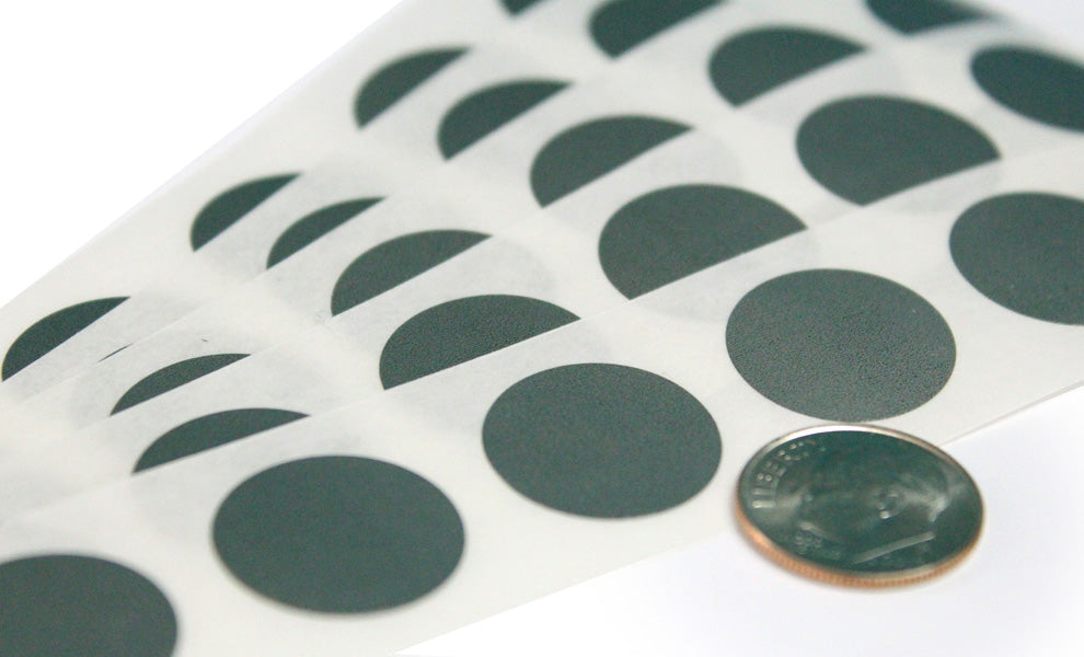 Silver 0.70” Round Scratch Off Sticker Labels