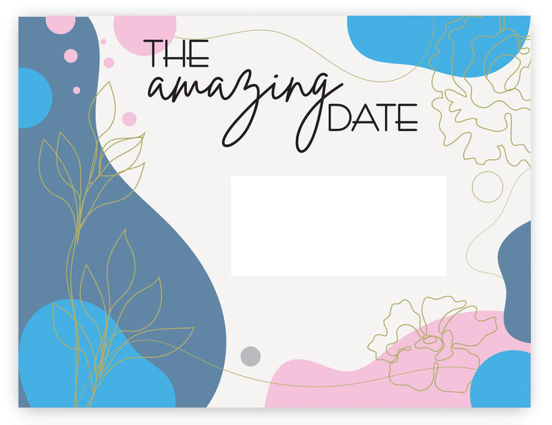 20 cartes avec zone vierge pour écrire un message