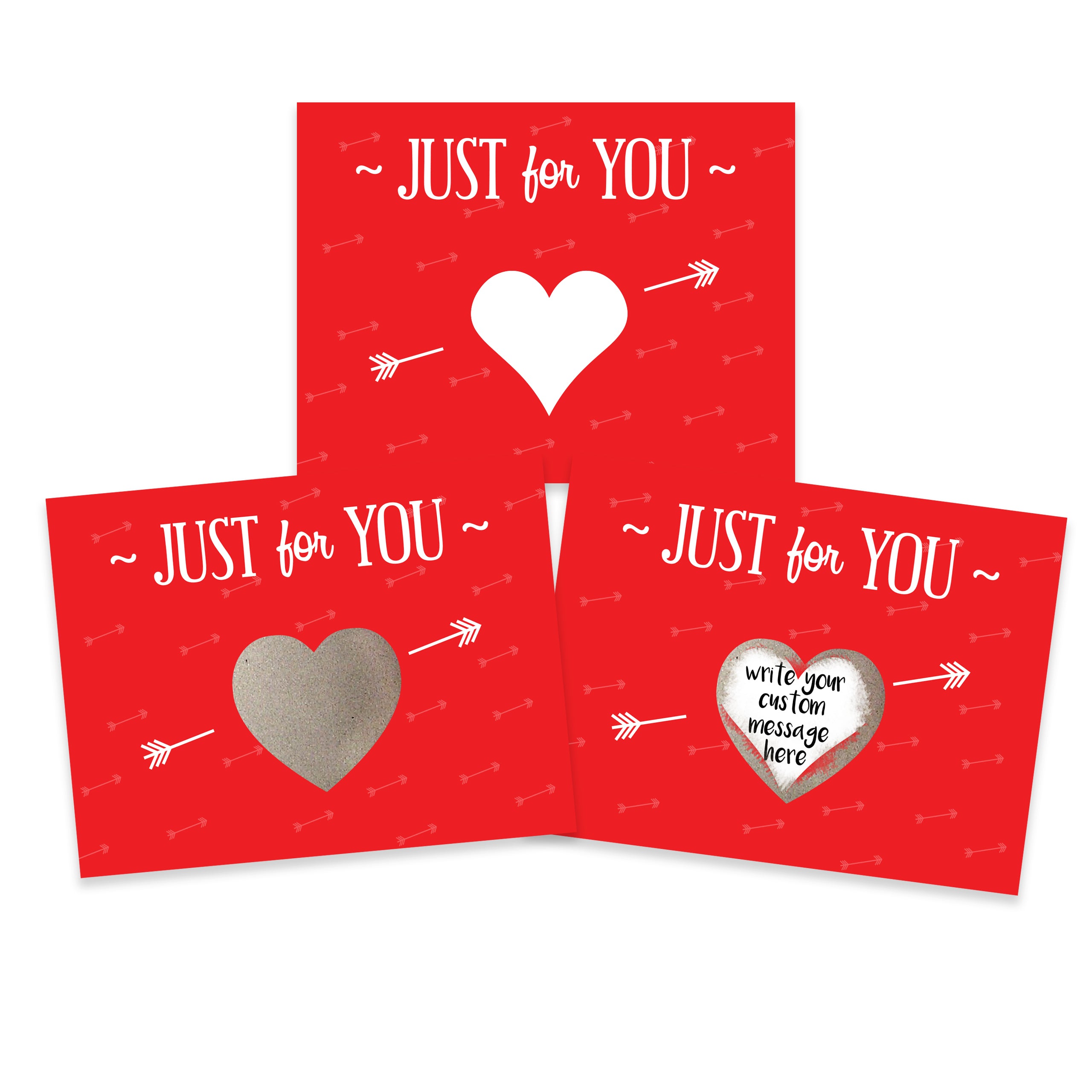 Make Your Own Scratch Off Love Notes Just for You Kit of 25 Valentine's Day - My Scratch Offs