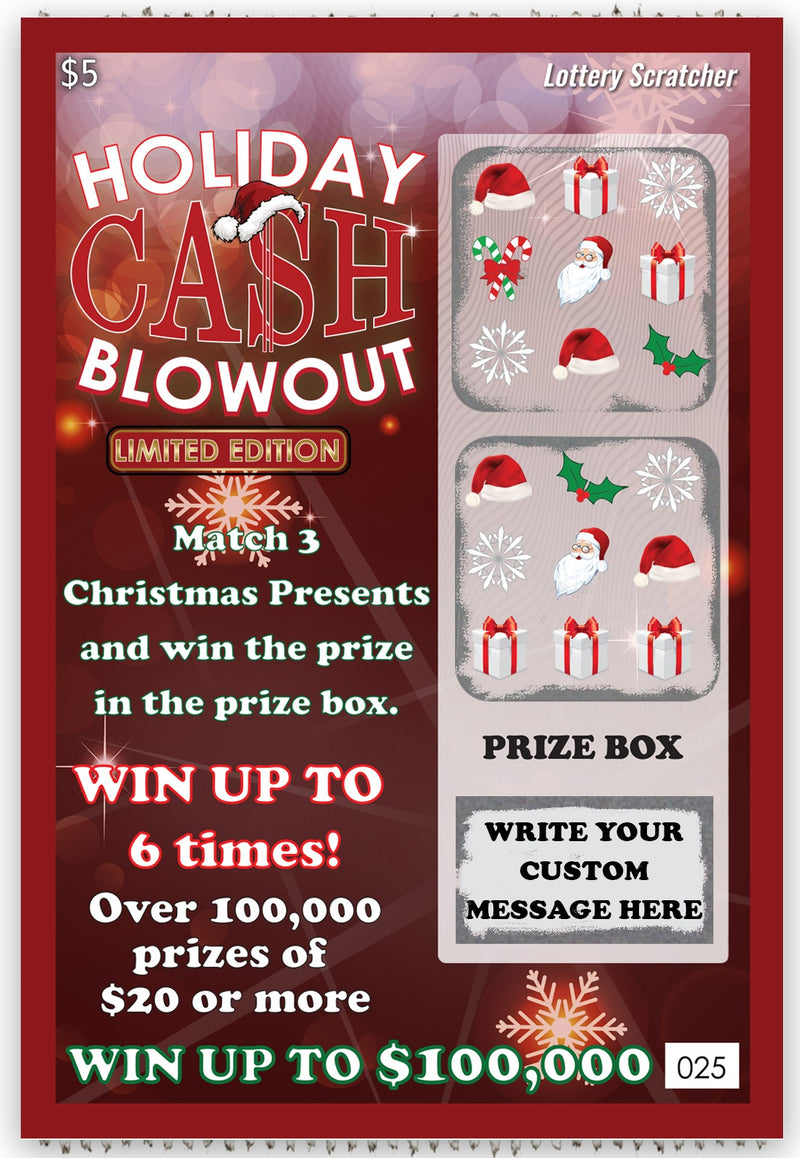 1 Réplica de boleto de lotería con cuadro de texto personalizado