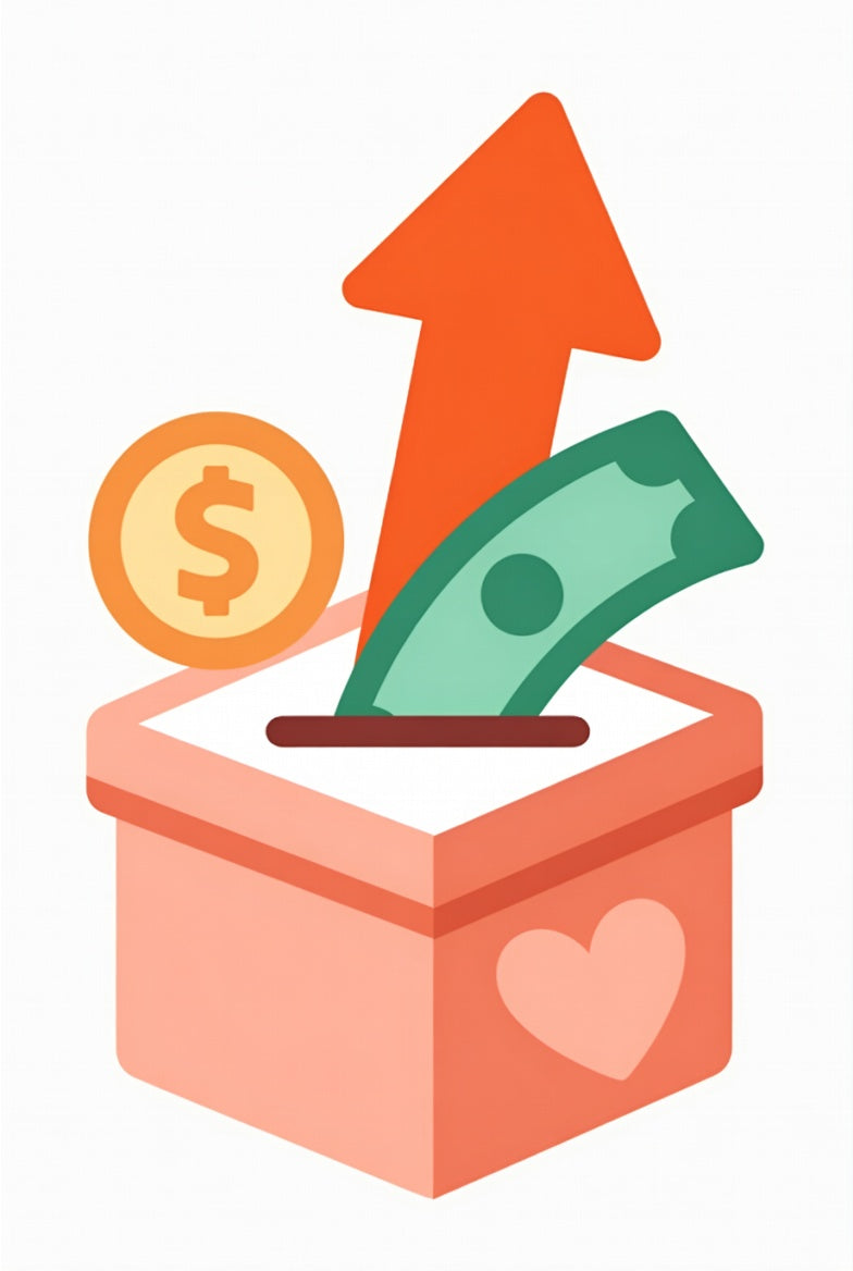 Fundraising custom scratch off card gallery