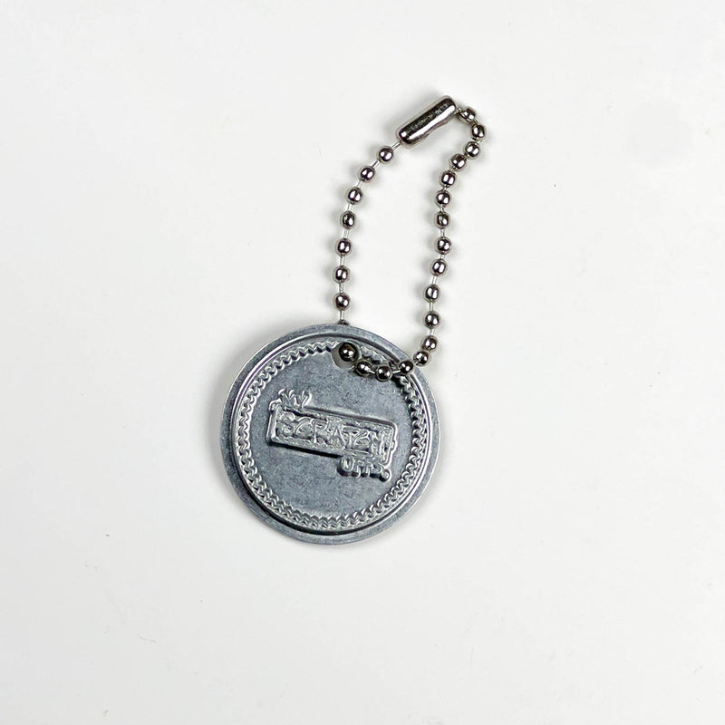 1 Metal Scratcher Chip w/ Keychain