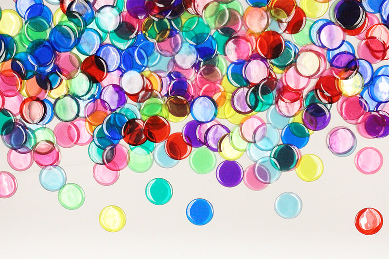 25 Scratcher Chips- Arc-en-ciel