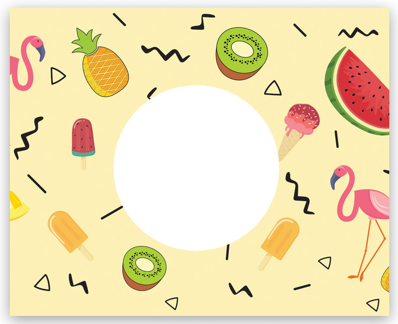 20 Tarjetas con Área en Blanco para Escribir Mensaje