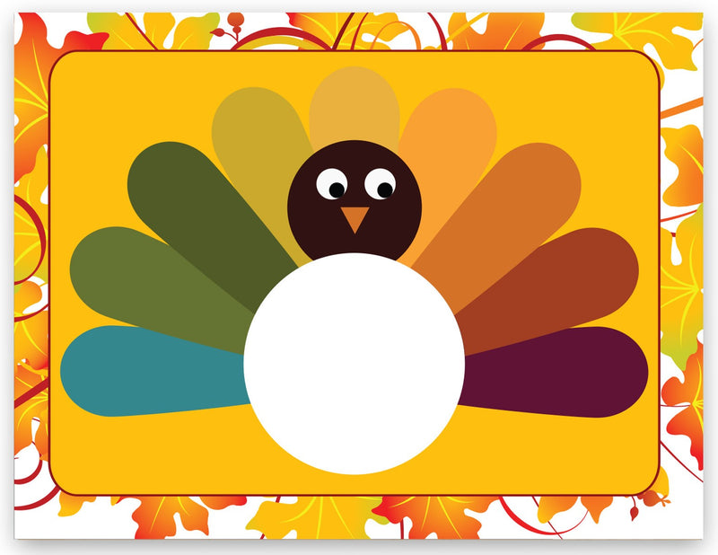 20 tarjetas con espacio en blanco para escribir un mensaje