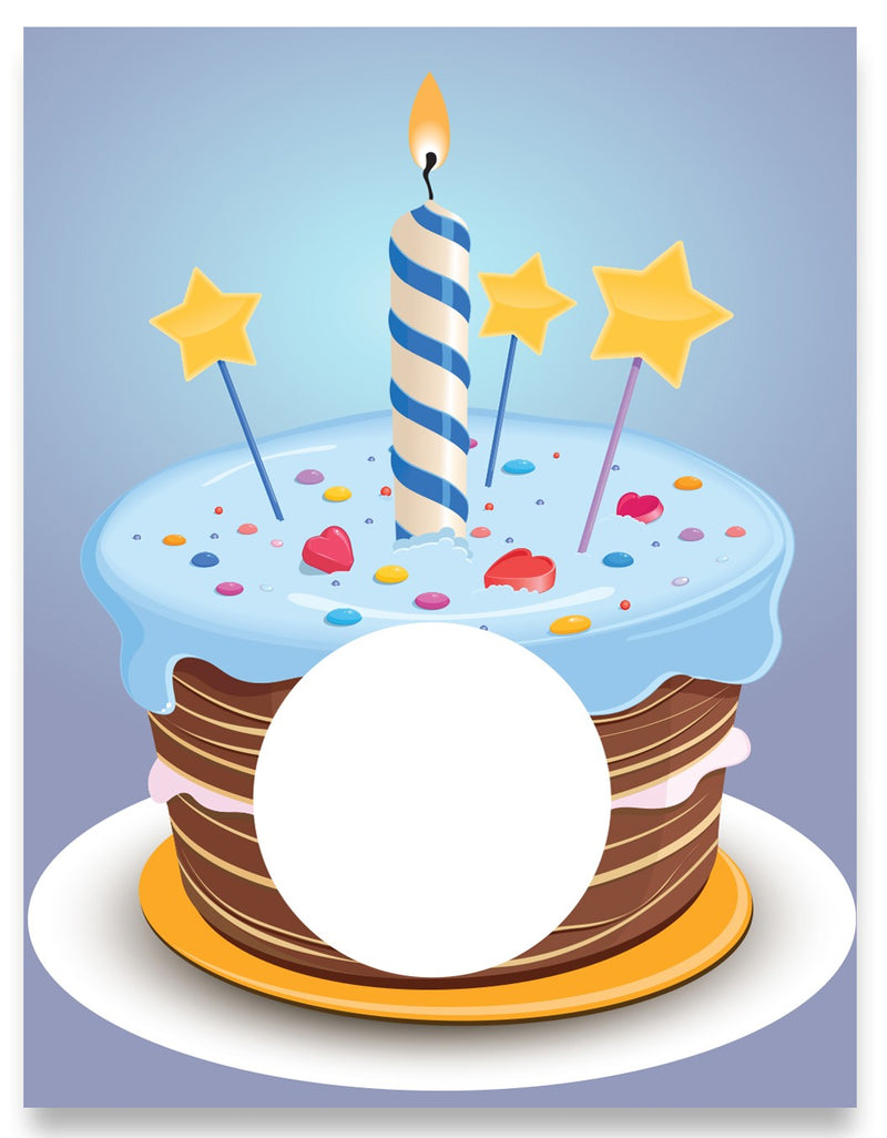 20 cartes avec un espace vierge pour écrire un message