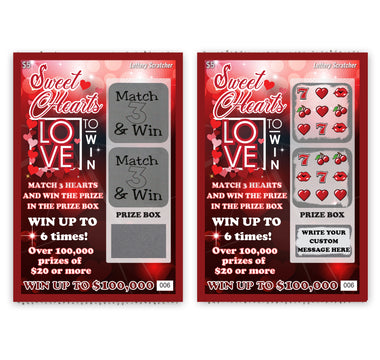 So…we have a lot of Valentine’s Day Scratch Offs!