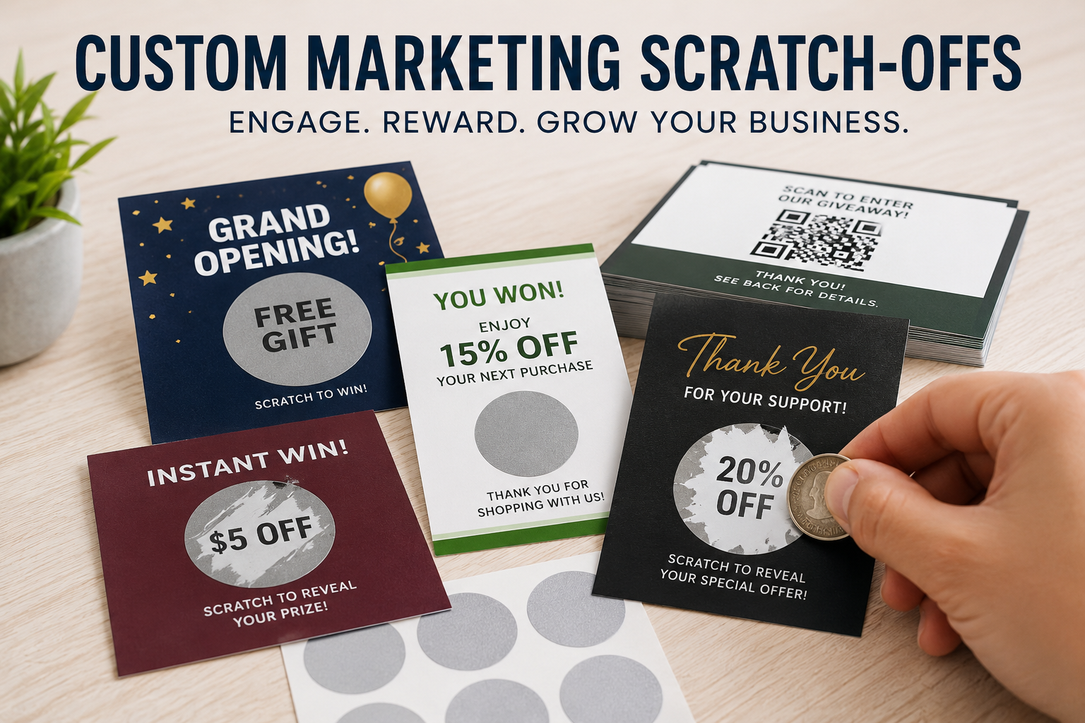 Where Can I Order Custom Marketing Scratch-Offs? Complete Buyer's Guid