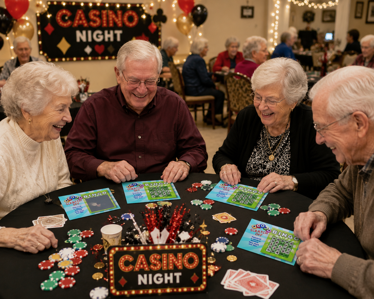 Scratch-Off Cards for Nursing Homes & Skilled Nursing Facilities: Fun Activities for Residents