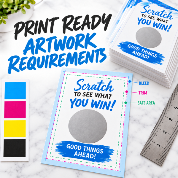 How to Prepare Print-Ready Artwork for Custom Scratch Off Cards
