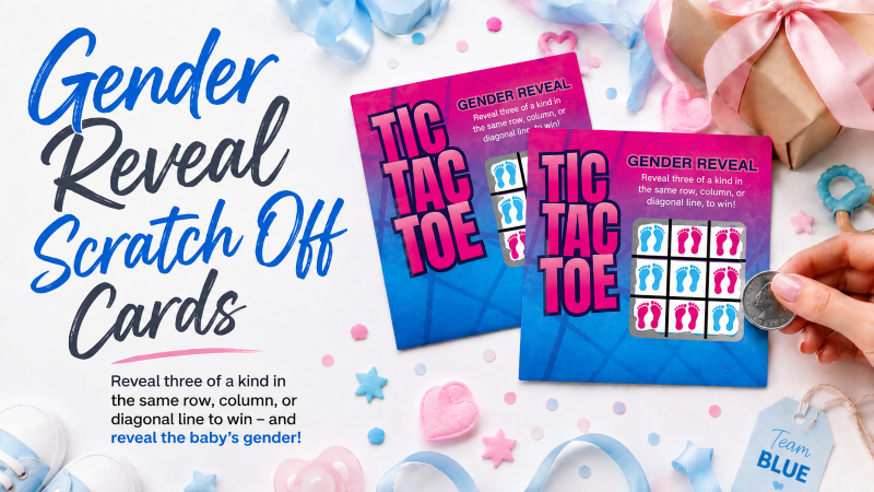 Gender Reveal Scratch Off Cards: A Fun and Easy Way to Share the Big News