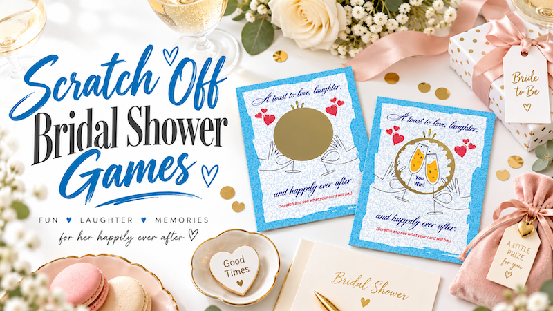 Scratch Off Bridal Shower Games: Easy Party Ideas Guests Will Actually Play