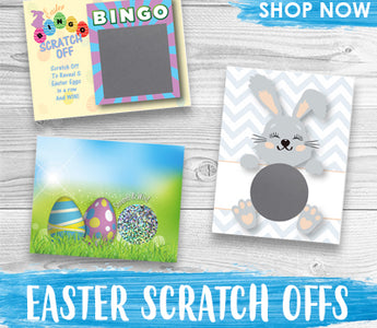 Pin our Easter Egg Scratch Off Game Card on Pinterest