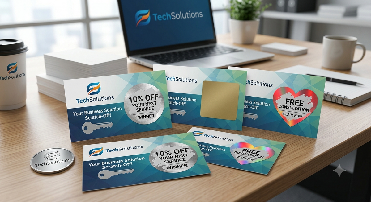 Where Can I Get Scratch-Offs With My Logo?