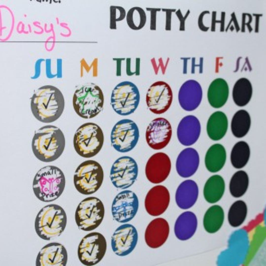 How To Make Your Own Scratch Off Potty Training Chart