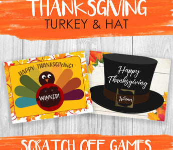 Turkey Day Entertainment with our Thanksgiving Scratch Off Games