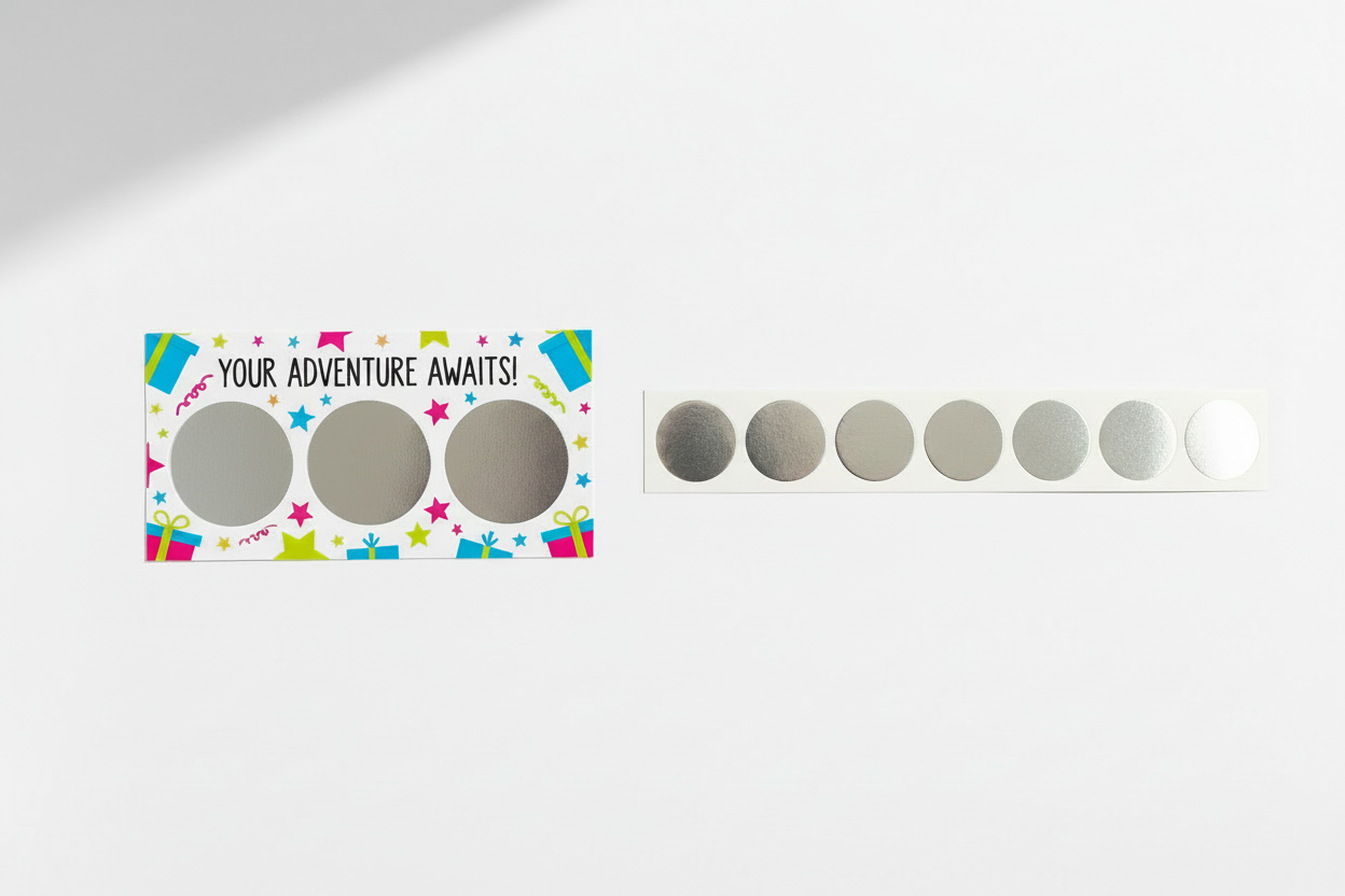 Scratch Off Stickers vs. Scratch Off Cards: What's the Difference?