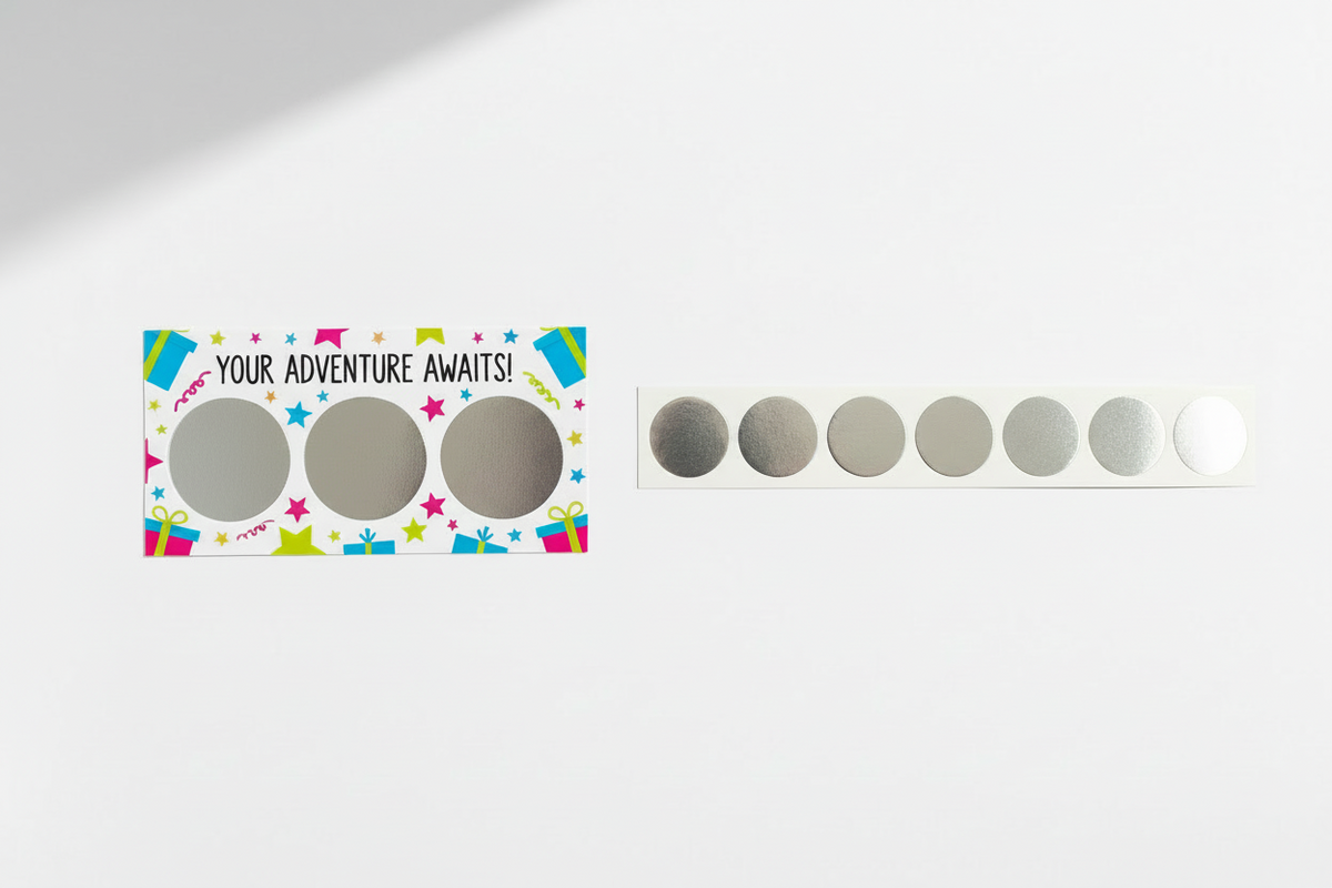 Scratch Off Stickers vs. Scratch Off Cards: What's the Difference?