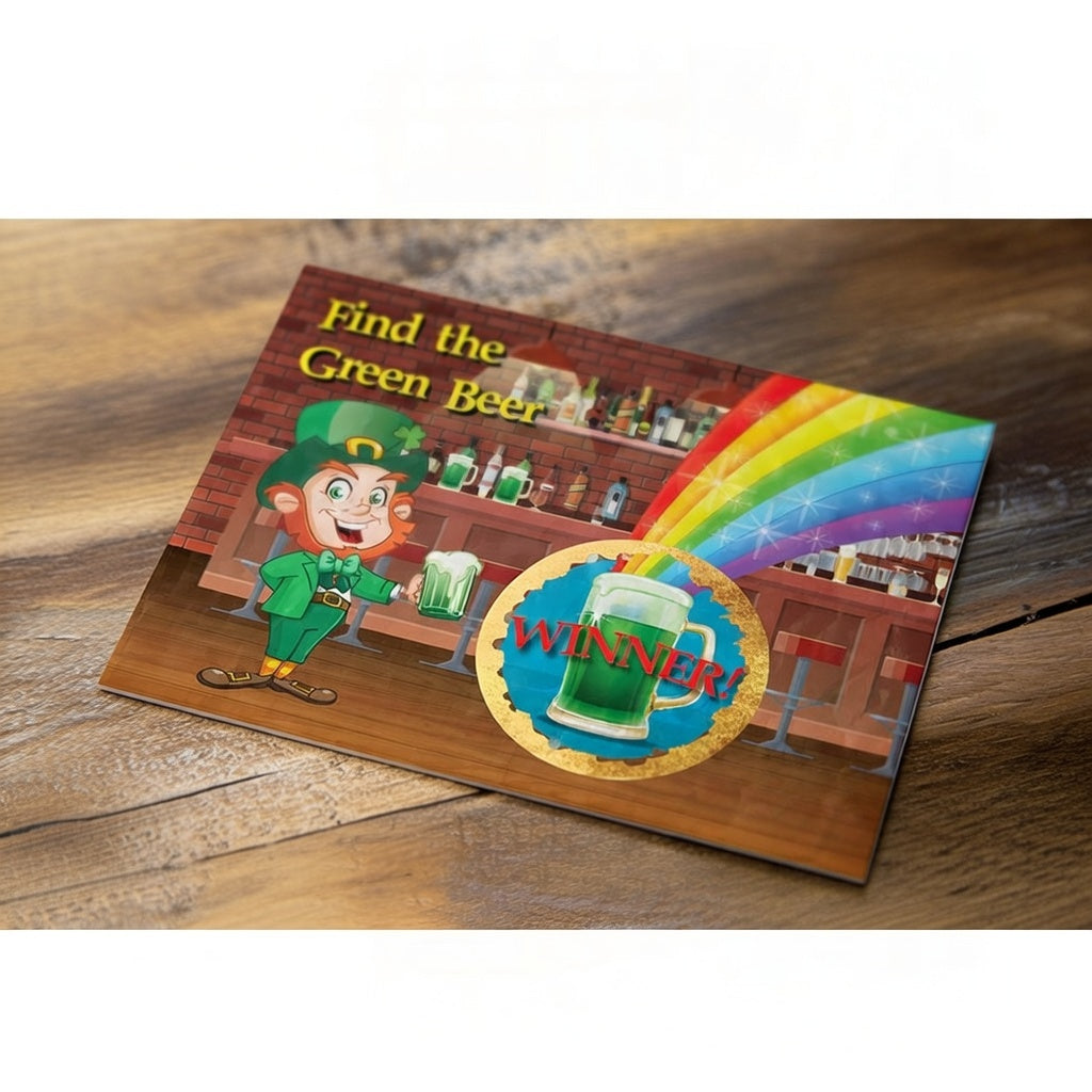 Get the Party Pouring with Luck: Our St. Patrick's Day Green Beer Leprechaun Scratch-Off Game Is Here!
