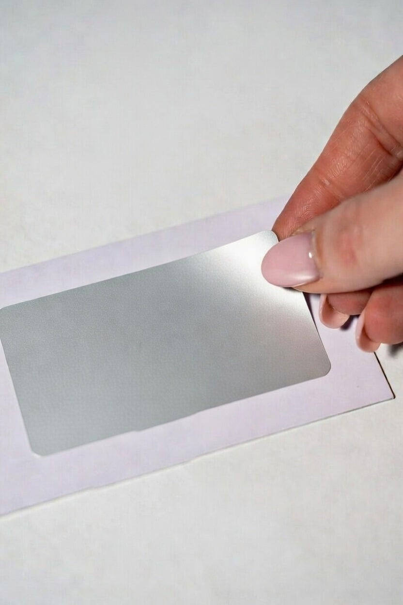 Scratch Off Maker How to Make a Scratch Off Card Without Paint | My Scratch Offs