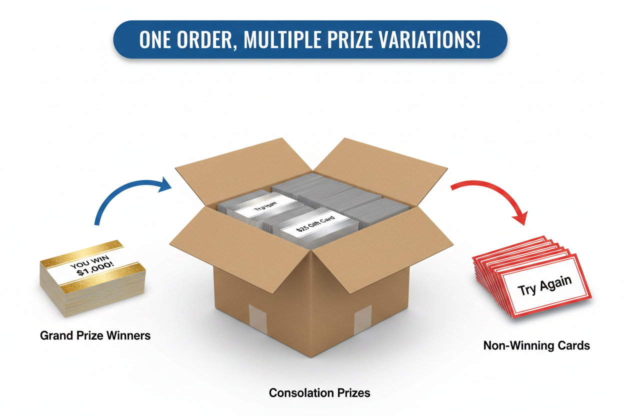 What is a Scratch-Off Variation and How Does Ordering Work?