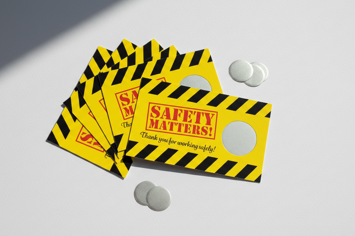 Scratch Off Cards for Business: Promotions, Rewards & Safety