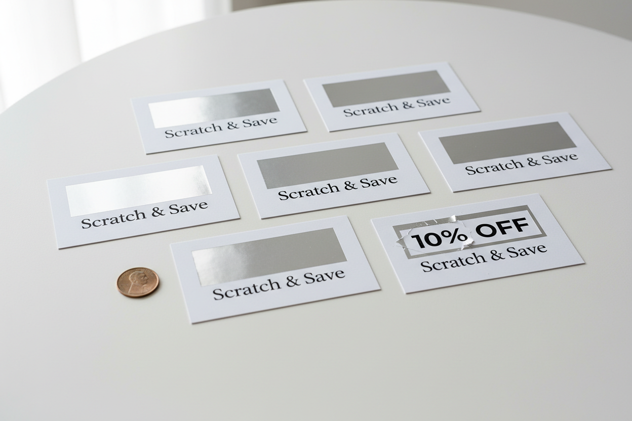 How Do Scratch-Off Discount Cards Increase Sales? | My Scratch Offs