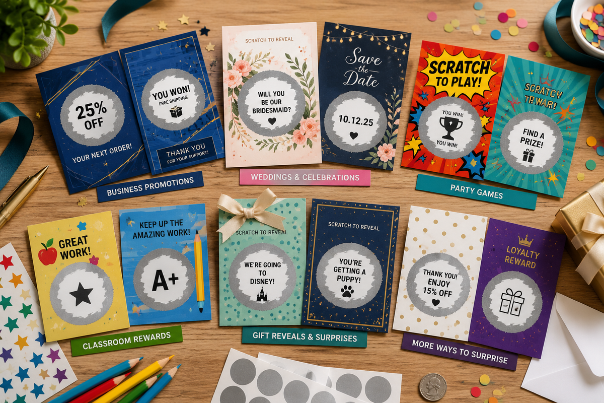 Scratch Off Maker How to Make Your Own Scratch-Off Cards | My Scratch Offs