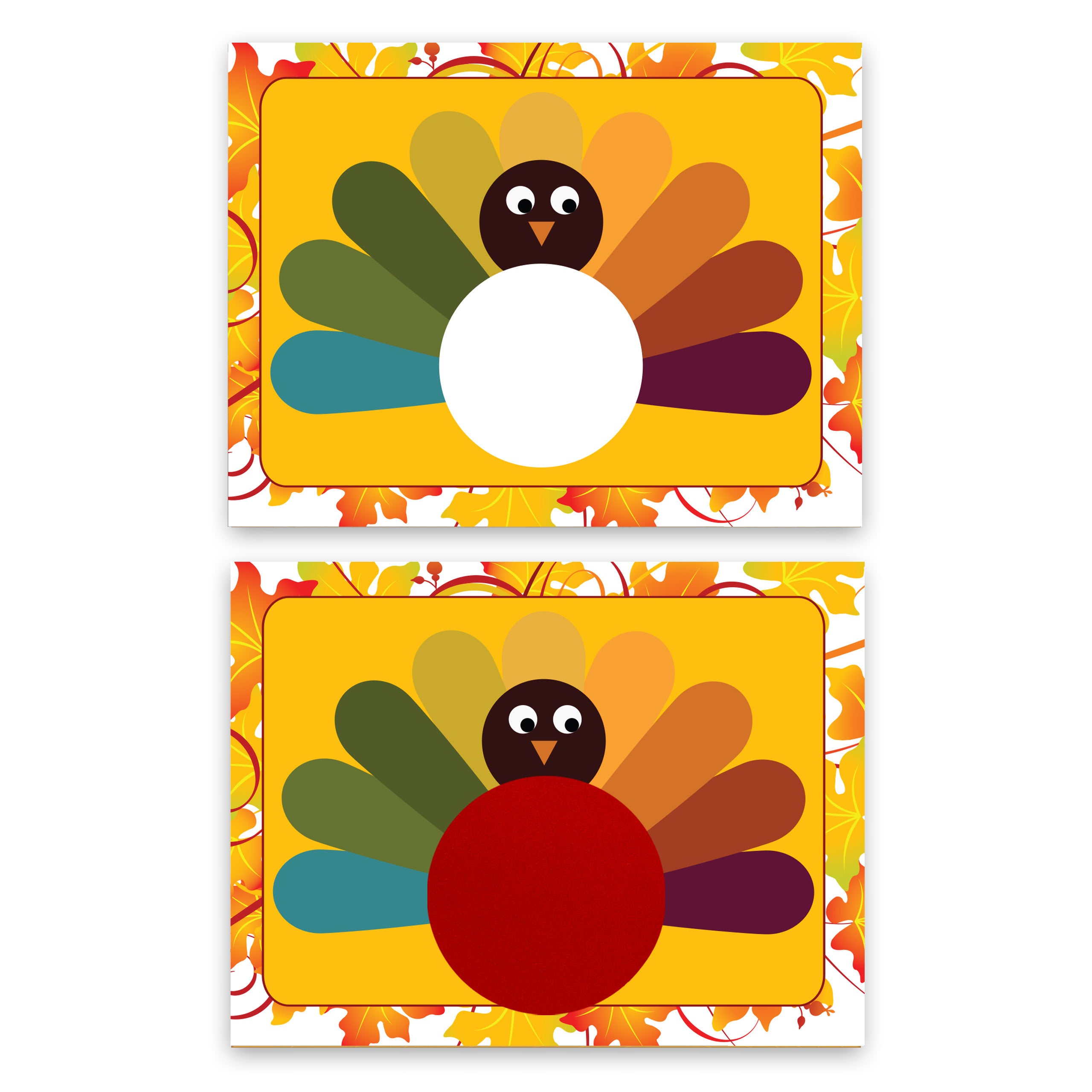 Thanksgiving Turkey Scratch Off Cards DIY Make Your Own 20 pk | My ...