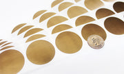 Étiquettes autocollantes rondes à gratter dorées 1,5" – Fabriqué aux USA