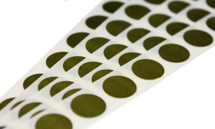 Gold 0.50" Round Scratch Off Sticker Labels - My Scratch Offs