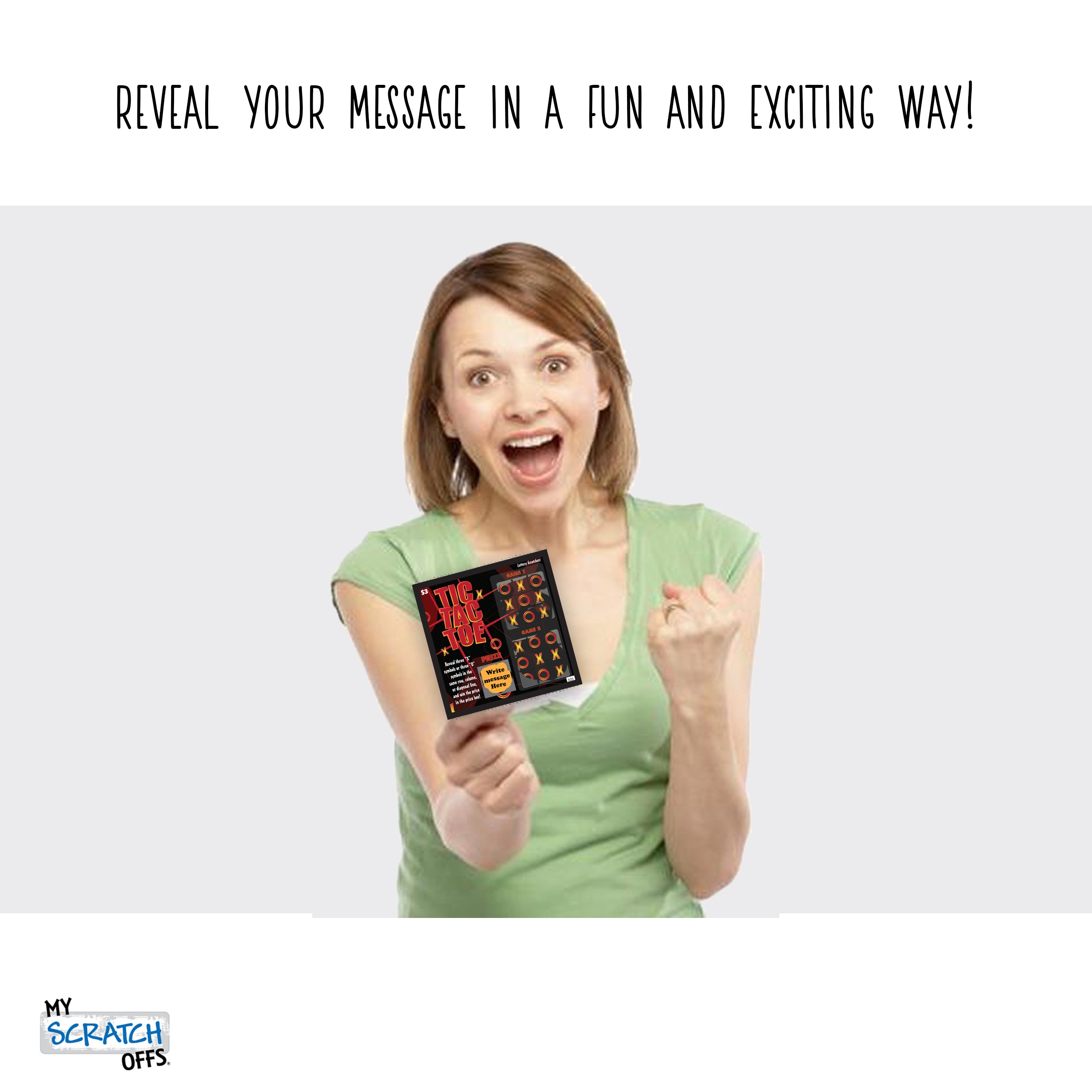 Email Scratch Off Examples DIY Custom Tic-Tac-Toe Lotto Replica Scratch Off Card – Write Your Own ...