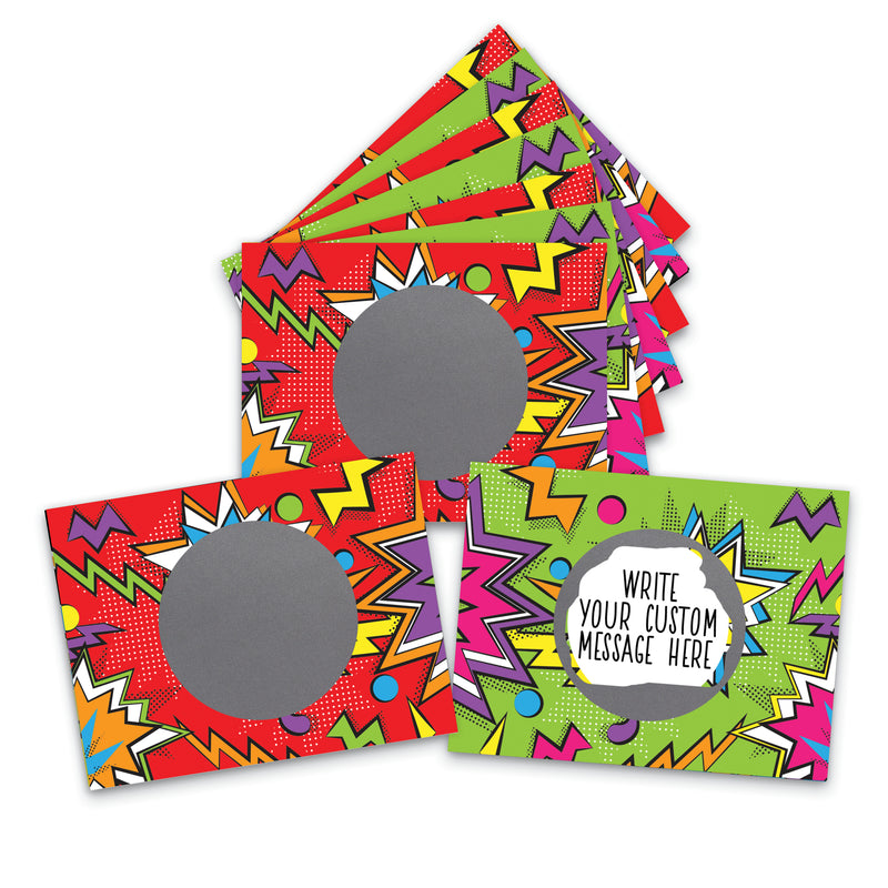 50 Cards with Blank Area to Write Message