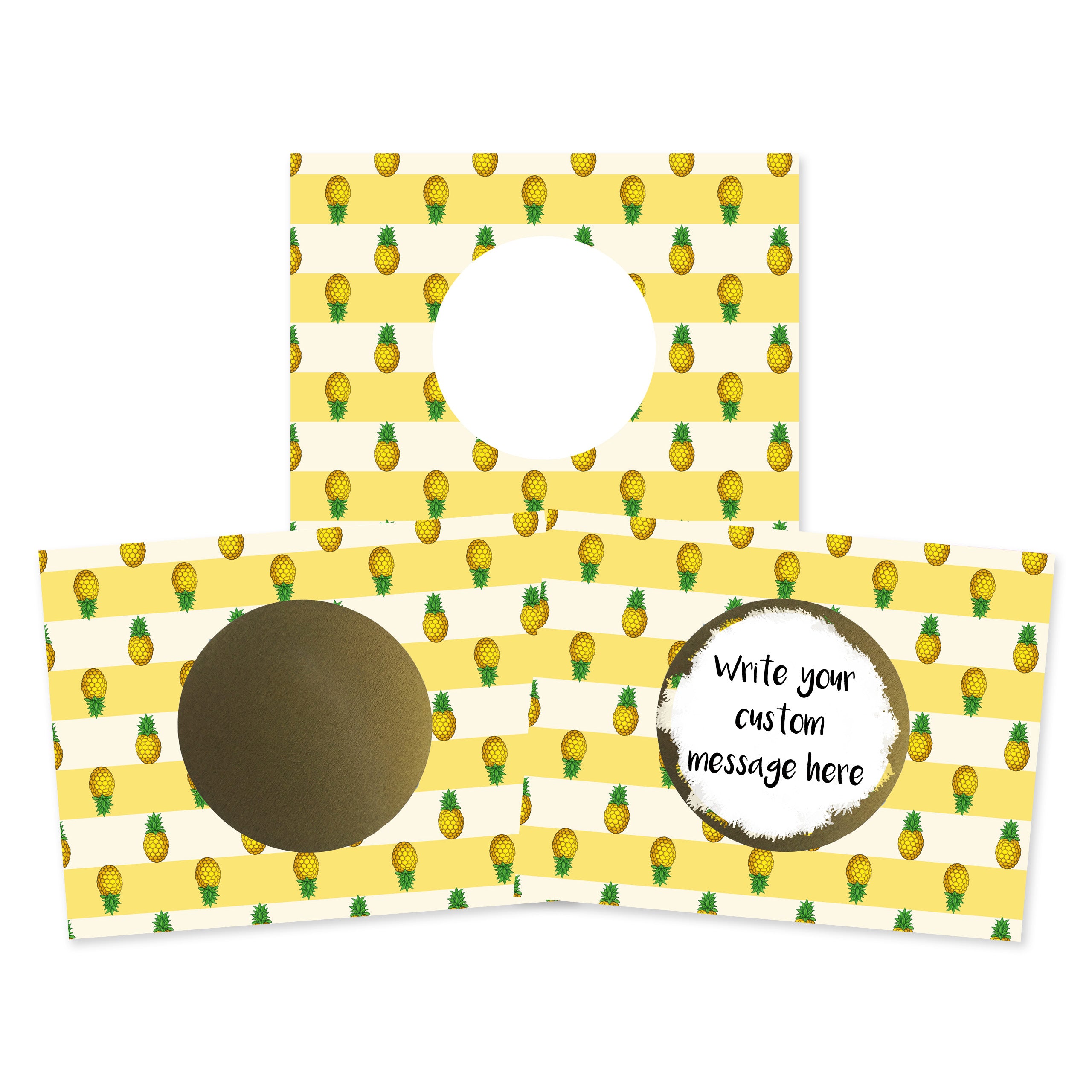 Scratch Off After Dark DIY Make Your Own Scratch Off Upside Down Pineapple