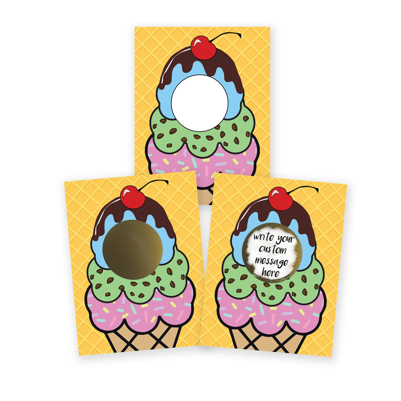 20 tarjetas con espacio en blanco para escribir un mensaje