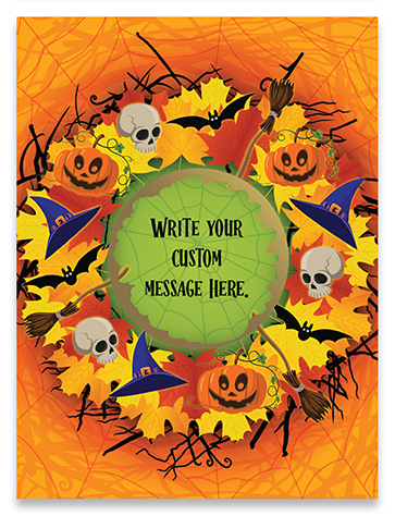 20 Cards with Blank Area to Write Message