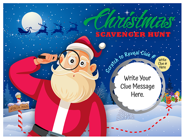 20 cartes avec une zone vierge pour écrire un message