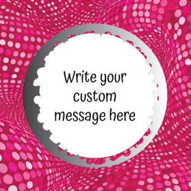 50 - 2 Inch Square Cards with Blank Area to Write Message