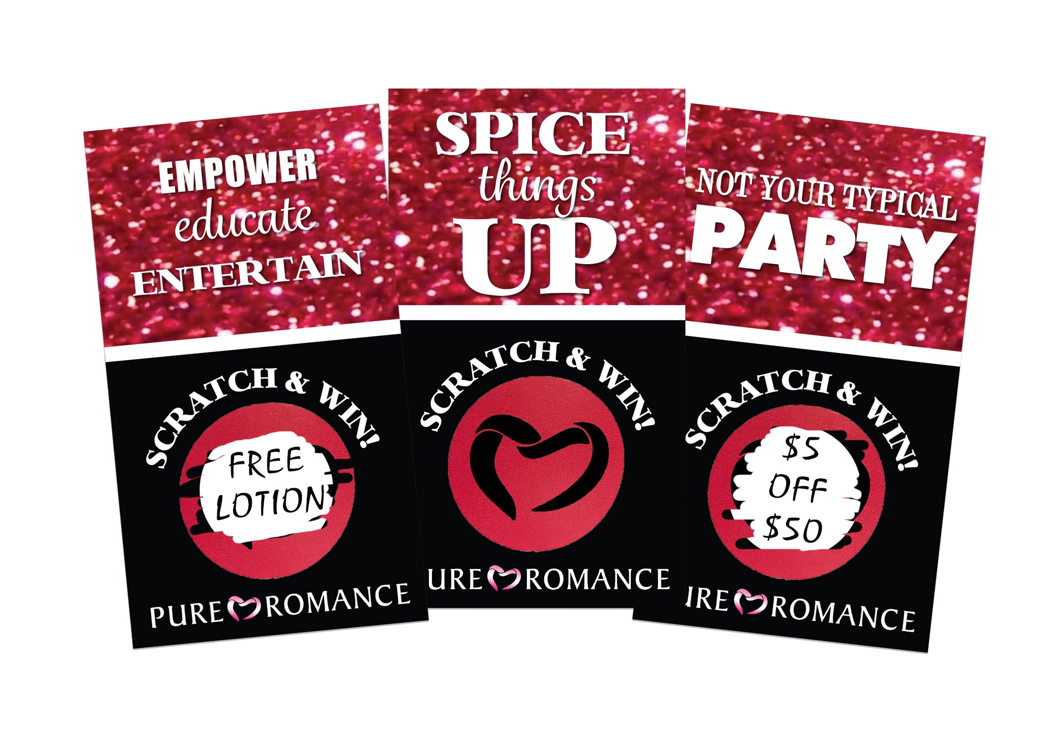 Pure Romance Scratch Off Party Promotion for DIY Self-Print (Digital Download) - My Scratch Offs