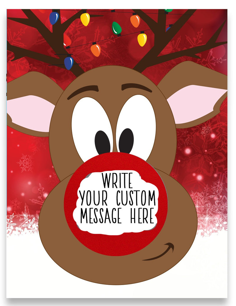 20 tarjetas con área en blanco para escribir un mensaje