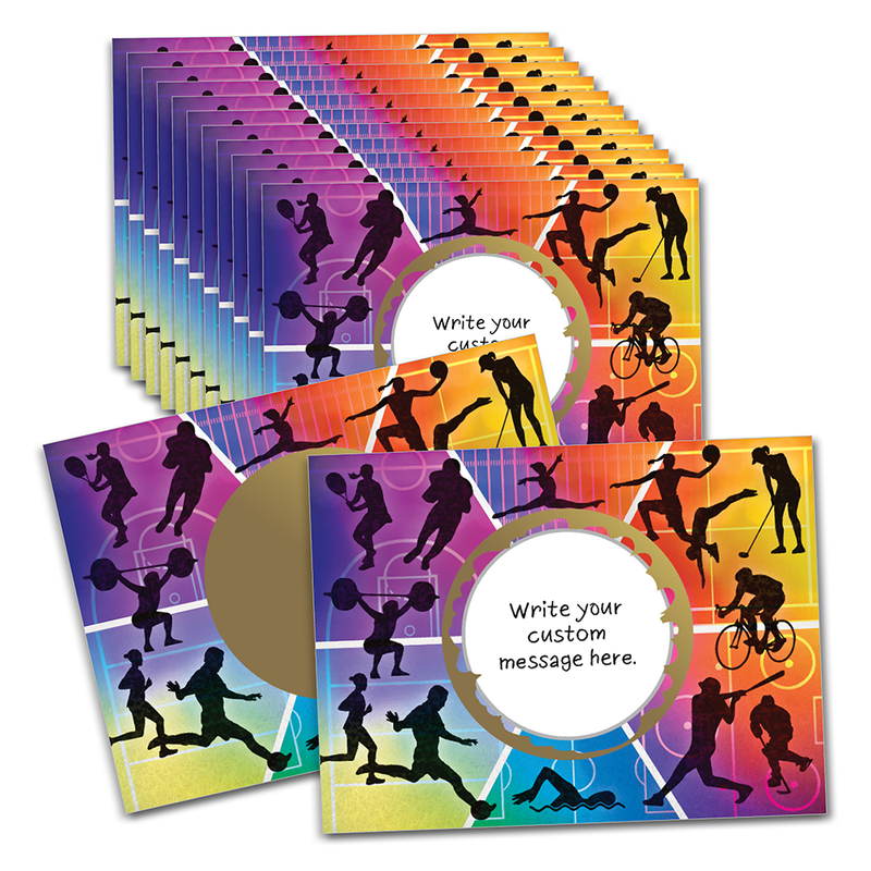 20 Cards with Blank Area to Write Message